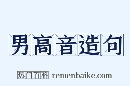 男高音造句是什么意思的图片